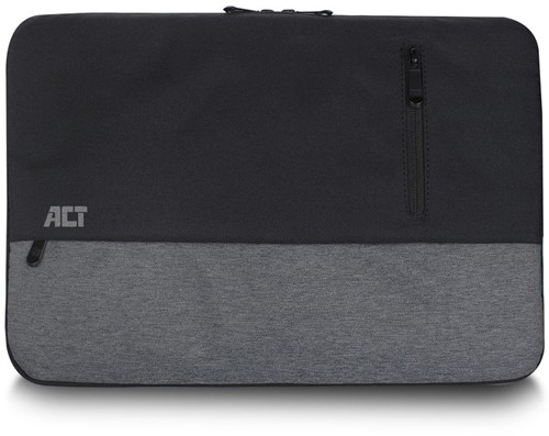 ACT Urban notebooktas 35,8 cm (14.1") Opbergmap/sleeve Zwart, Grijs