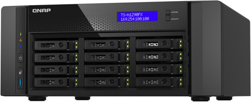 QNAP TS-h1290FX NAS Tower Ethernet LAN Zwart 7302P