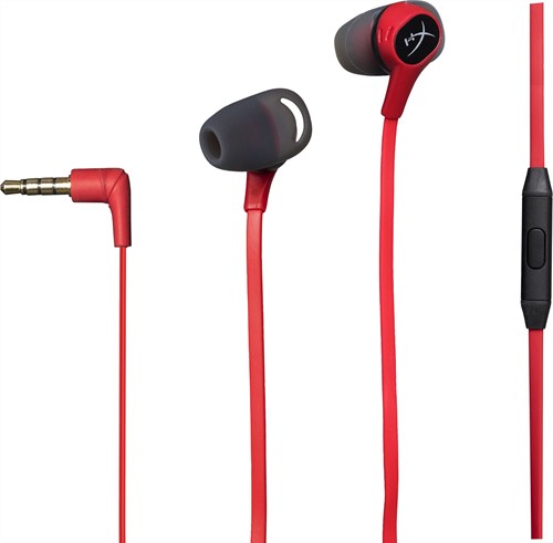 HyperX Cloud-oordopjes (rood-zwart)