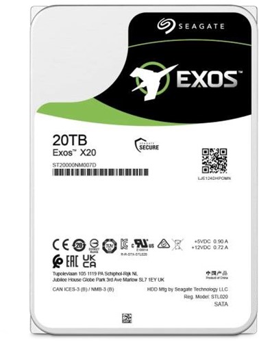 Seagate Enterprise ST20000NM007D interne harde schijf 3.5" 20000 GB SATA III