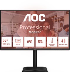 AOC 27E4U computer monitor 68,6 cm (27") 1920 x 1080 Pixels Full HD LED Zwart