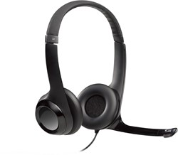 Logitech H390 USB Computer Headset Met rijke digitale audio en knoppen op de draad