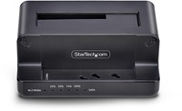 StarTech.com M.2 NVMe naar 2.5"/3.5" SATA Drive Duplicator, Dual Bay Standalone SSD Cloner/Copier en Drive Dock, Bidirectionele NVMe naar SATA / SATA naar NVMe Copier, Tot 27GB/min, SATA III, USB 10Gb-3