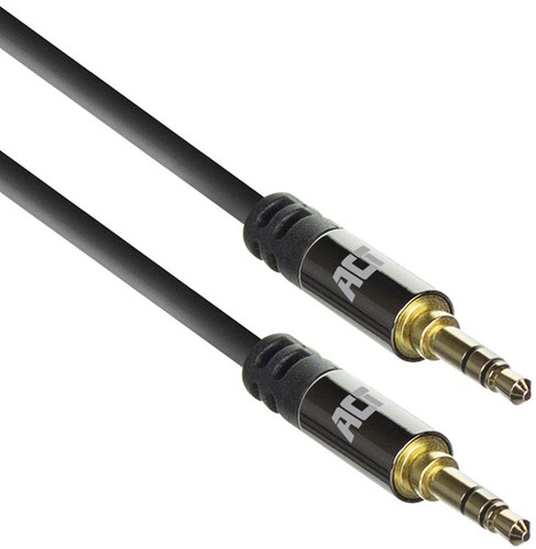 ACT AC3610 audio kabel 1,5 m 3.5mm Zwart