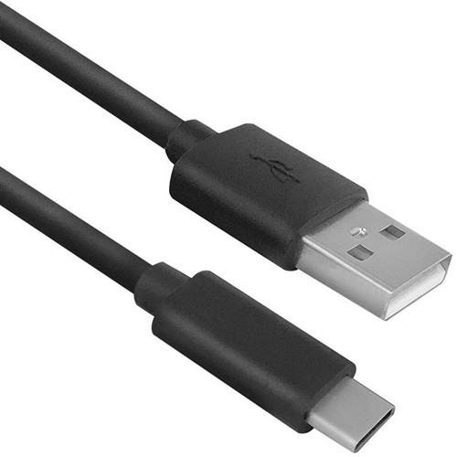 ACT AC7350 USB-kabel 1 m USB 2.0 USB C USB A Zwart
