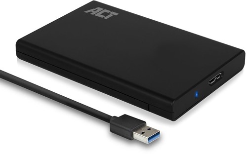 ACT AC1215 behuizing voor opslagstations HDD-/SSD-behuizing Zwart 2.5"