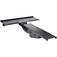 StarTech.com Uitschuifbare Bureau Toetsenbordlade, Full Motion Keyboard en Mouse Tray met Verstelbare Hoogte, 25 x 65cm Plateau, Ergonomisch Bureaublad voor Toetsenbord met Muismat en Polssteun-2