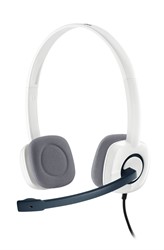 Logitech H150 Headset Bedraad Hoofdband Kantoor/callcenter Wit