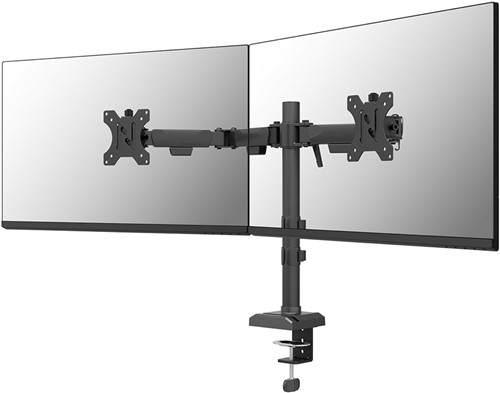 Neomounts DS60-600BL2 Monitorarm 10-32" - Quick-fix - 180°-stop