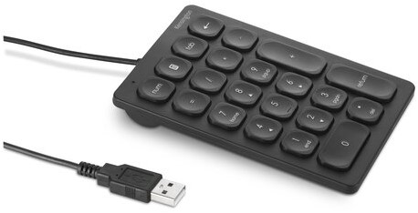 Kensington K79820WW numeriek toetsenbord Notebook/pc USB Zwart