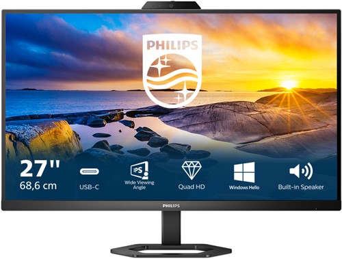 Philips 5000 series 27E1N5600HE/00 computer monitor 68,6 cm (27") 2560 x 1440 Pixels Quad HD LCD Zwart