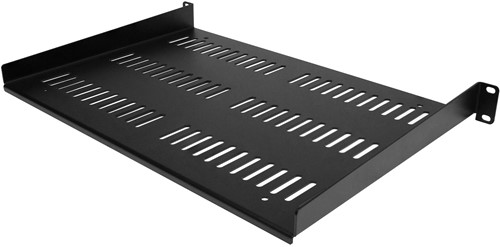 StarTech.com 1U Rack Shelf - Universele Geventileerde 19 inch Server Rack Plank/Lade voor AV/Data/Netwerk Apparatuur – Cantilever/Uitkragende Ligger – Duurzaam Ontwerp – Max. 25kg - Diepte 30 cm (12”)-2