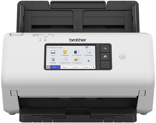 Brother ADS-4700W Scanner met ADF + invoer voor losse vellen 600 x 600 DPI A4 Zwart, Wit