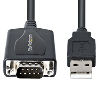 StarTech.com 1m USB Serial Converter Kabel, USB naar Serieel met COM Poort Retention, DB9 Male RS232 naar USB, USB naar Serial Adapter voor PLC/Printer/Scanner, Prolific Chipset, Windows/Mac-3