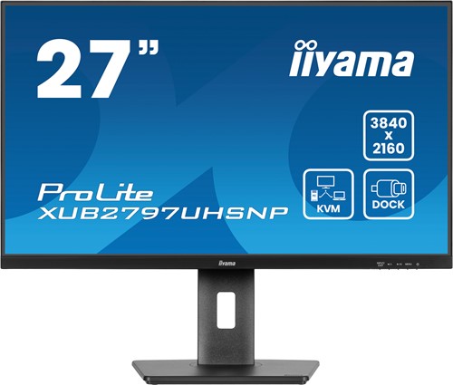 iiyama ProLite XUB2797UHSNP-B1 computer monitor 68,6 cm (27") 3840 x 2160 Pixels 4K Ultra HD LED Zwart