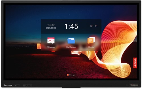 Lenovo ThinkVision T65 LED display 165,1 cm (65") 3840 x 2160 Pixels 4K Ultra HD Touchscreen Zwart