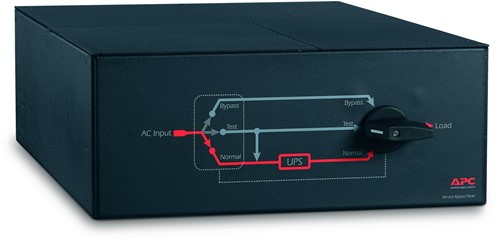 APC Service bypass Panel SBP16KRMI4U - 230V, 100A Hardwire ingang, (3x) 30A hardwire uitgang