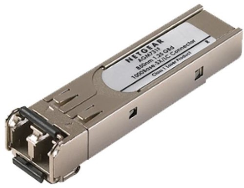 NETGEAR AGM731F netwerk transceiver module Vezel-optiek 1250 Mbit/s SFP 850 nm