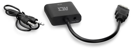 ACT AC7535 video kabel adapter 0,23 m HDMI Type A (Standaard) VGA (D-Sub) Zwart-3