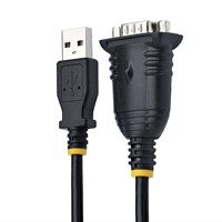 StarTech.com 1m USB Serial Converter Kabel, DB9 Male RS232 naar USB Converter, Prolific Chipset, USB naar Serieel Adapter voor PLC/Printer/Scanner/Switch, USB naar COM Poort Adapter, Windows/Mac-2