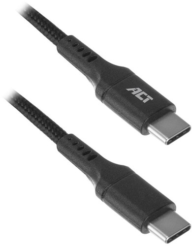 ACT AC3096 USB-kabel 1 m USB 2.0 USB C Zwart