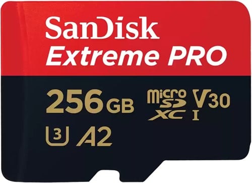 SanDisk Extreme PRO 256 GB MicroSDXC UHS-I Klasse 10