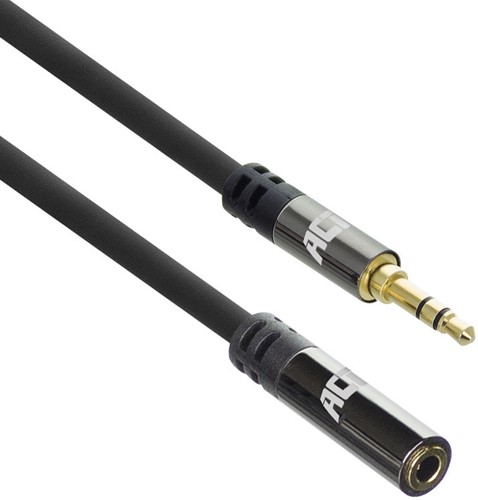 ACT AC3615 audio kabel 2 m 3.5mm Zwart