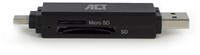 ACT AC6375 geheugenkaartlezer USB 3.2 Gen 1 (3.1 Gen 1) Zwart-3