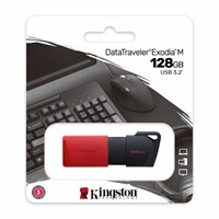 Kingston Technology DataTraveler Exodia M USB flash drive 128 GB USB Type-A 3.2 Gen 1 (3.1 Gen 1) Zwart, Rood-3