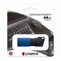 Kingston Technology DataTraveler Exodia M USB flash drive 64 GB USB Type-A 3.2 Gen 1 (3.1 Gen 1) Zwart, Blauw-3