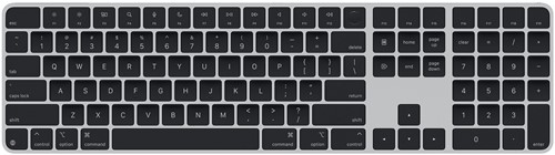 Apple Magic toetsenbord Universeel USB + Bluetooth QWERTY Amerikaans Engels Zwart