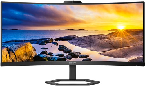 Philips 5000 series 34E1C5600HE/00 LED display 86,4 cm (34") 3440 x 1440 Pixels 4K Ultra HD Zwart