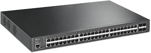 TP-Link TL-SG3452XP netwerk-switch Managed L2+ Gigabit Ethernet (10/100/1000) Power over Ethernet (PoE) 1U Zwart-2