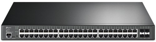 TP-Link TL-SG3452XP netwerk-switch Managed L2+ Gigabit Ethernet (10/100/1000) Power over Ethernet (PoE) 1U Zwart