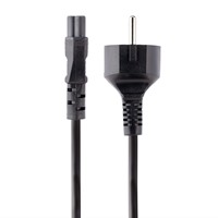StarTech.com 3m Laptop Stroomkabel, EU Schuko Plug naar C5 (Clover Leaf), 2.5A 250V, 18AWG, Laptop Vervangkabel, Printer Voedingkabel, Laptop Lader Kabel / Laadkabel, UL-Listed-2
