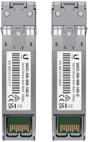 Ubiquiti Networks UACC-OM-MM-10G-D-2 netwerk transceiver module Vezel-optiek 10000 Mbit/s 850 nm