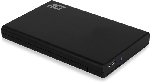ACT AC1225 behuizing voor opslagstations HDD-/SSD-behuizing Zwart 2.5"