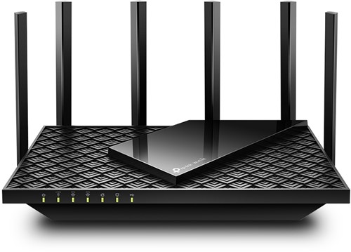 TP-Link Archer AXE75 draadloze router Gigabit Ethernet Tri-band (2,4 GHz / 5 GHz / 6 GHz) Zwart