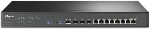 TP-Link ER8411 bedrade router Gigabit Ethernet Zwart