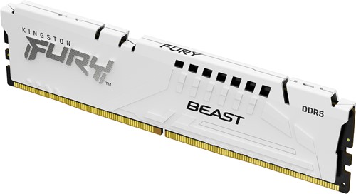 Kingston Technology FURY Beast 16GB 6000MT/s DDR5 CL30 DIMM White XMP