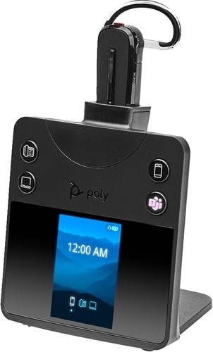 POLY Savi 8445 Office Microsoft Teams Certified DECT 1880-1900 MHz Convertible Headset