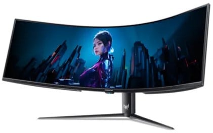 Acer UM.NZ7EE.001 computer monitor 144,8 cm (57") 7680 x 2160 Pixels Zwart
