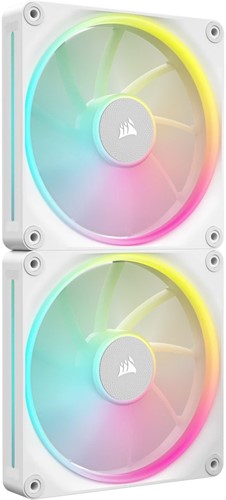 Corsair CO-9051032-WW koelsysteem voor computers Computer behuizing Ventilator 14 cm Wit 2 stuk(s)