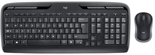 Logitech Wireless Combo MK330 toetsenbord Inclusief muis USB QWERTY Engels Zwart