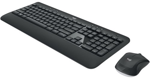 Logitech Advanced MK540 toetsenbord Inclusief muis USB QWERTY Nederlands Zwart, Wit