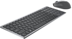 DELL KM7120W toetsenbord Inclusief muis RF-draadloos + Bluetooth QWERTY Grijs, Titanium