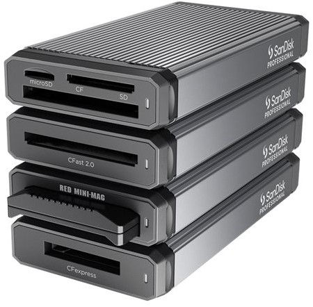 SanDisk PRO-READER geheugenkaartlezer USB 3.2 Gen 2 (3.1 Gen 2) Type-C Zwart