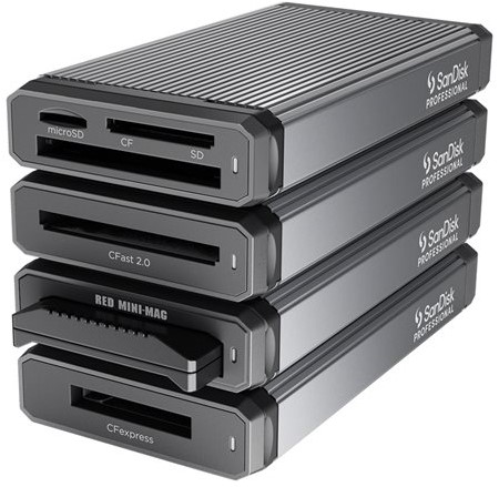 SanDisk PRO-READER CFexpress geheugenkaartlezer Zwart