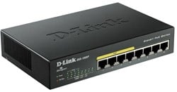 D-Link DGS-1008P netwerk-switch Unmanaged Gigabit Ethernet (10/100/1000) Power over Ethernet (PoE) Zwart