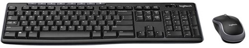 Logitech Wireless Combo MK270 toetsenbord Inclusief muis USB QWERTY Engels Zwart